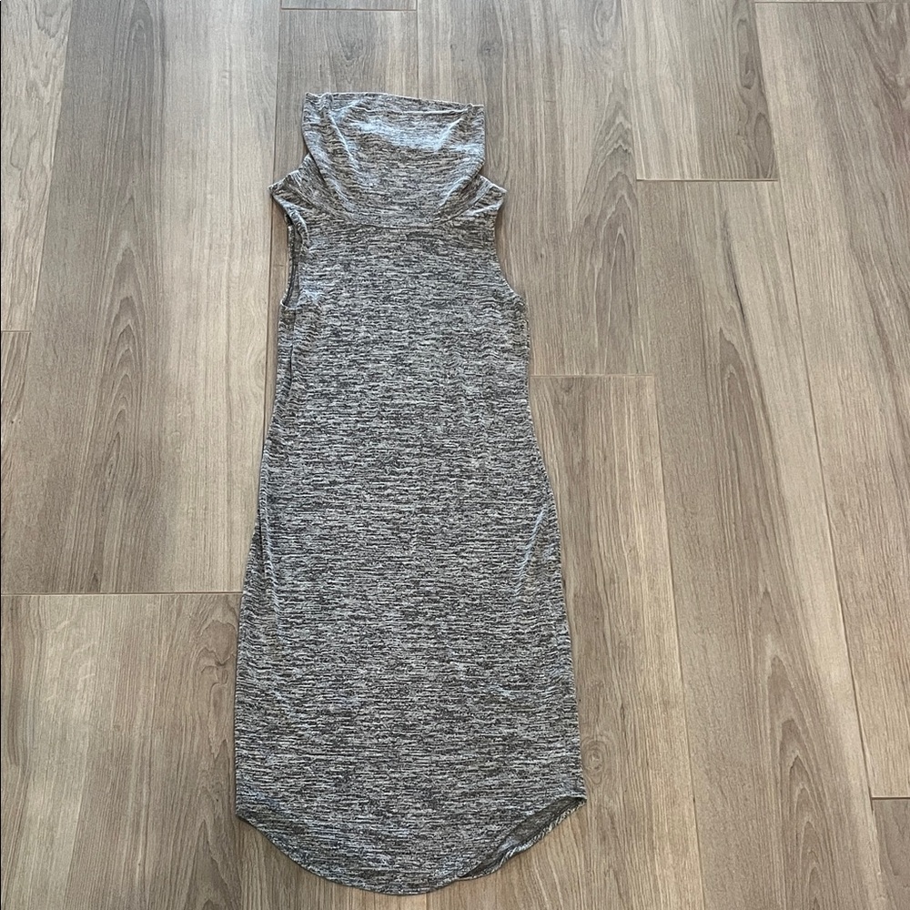 Leith Heather Gray Dress with Turtleneck